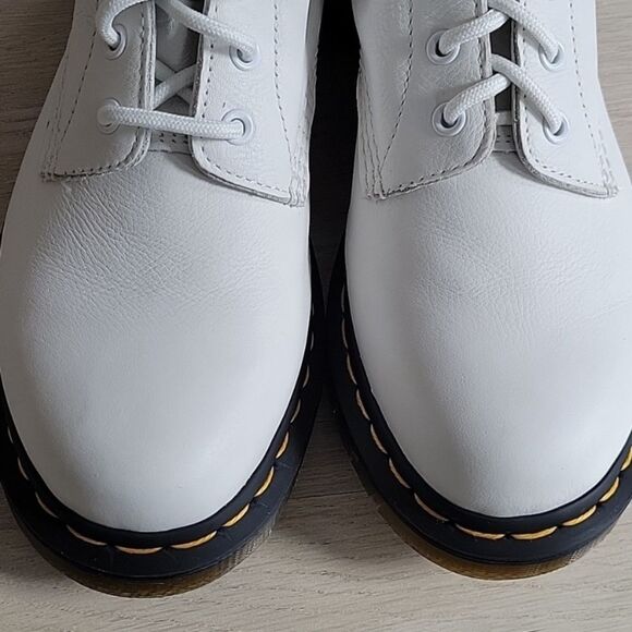 Dr. Martens White Heeled Boots - Picture 5 of 15